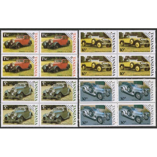 TRA1 Tanzania 267/70 Bl.4 1986 MNH TRA1 Tanzania 267/70 Bl.4 1986 MNH