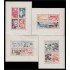 Marruecos Fr. Morocco HB 1/4 1949 Artesanía Cartas Paisajes MH