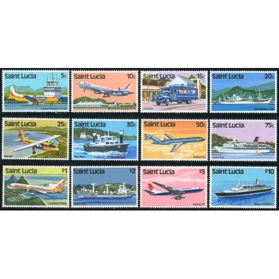 TRA2/VAR1  Santa Lucía St. Lucia 494/05    MNH