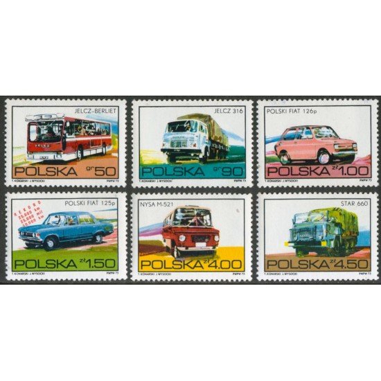 TRA2  Polonia Poland Nº 2130/35  1973  MNH