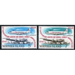 TRA2 Norfolk, I.  Nº 198/99   1968   MNH