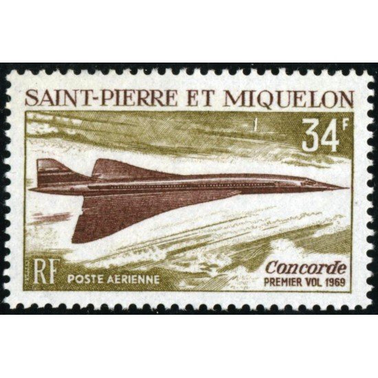 TRA2 San Pedro y Miguelón  St. Pierre et Miquelon Nº A 43  1969  MNH