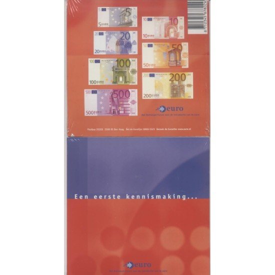 Monedas Euros Holanda Cartera (introducción al Euro) Monedas Euros Holanda Cartera (introducción al Euro)
