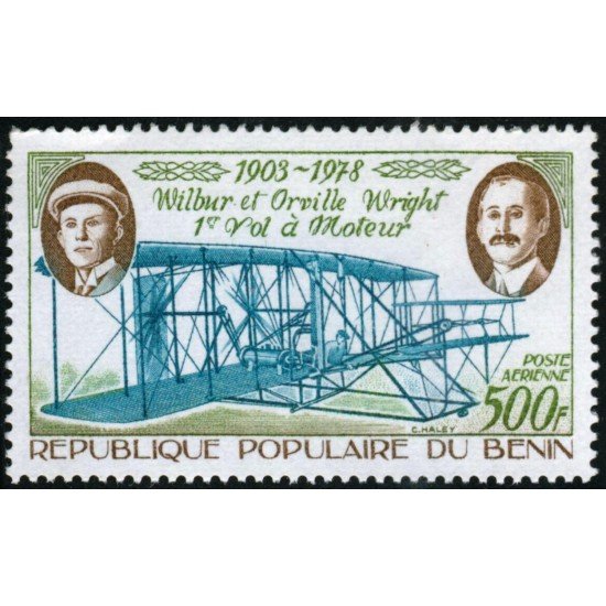 TRA2  Benín Nº A 291  1978 avión MNH