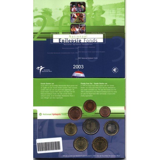 Monedas Euros Holanda Cartera 2003