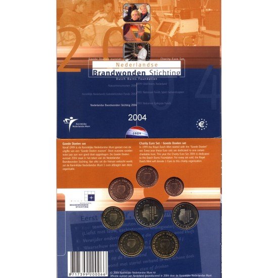 Monedas Euros Holanda Cartera 2004