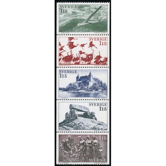 TRA2/FAU5  Suecia Sweden 1011/15 1978 Turismo Västergötland MNH