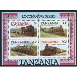 TRA2  Tanzania  HB 41  1986 tren train  MNH    