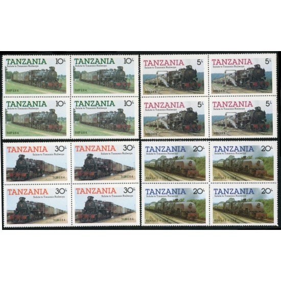 TRA2 Tanzania 263/66  Bl.4 1986 MNH