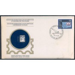 TRA2 Bélgica Belgium Nº 1969 Carta  1979 Día del sello Correo Aéreo Matasellado