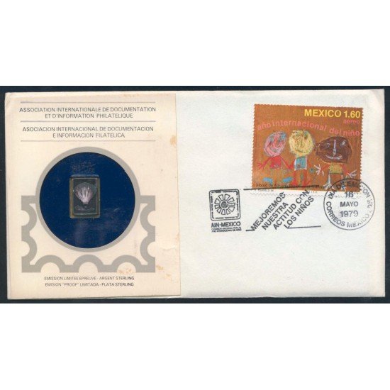 TRA2 Mexico A- 498 1979 Año Internacional del Niño Matesellado