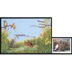 FAU1 Paraguay 2909 + HB 23 2004 Serie América UPAEP Pájaros Birds MNH FAU1 Paraguay 2909 + HB 23 2004 Serie América UPAEP Pájaros Birds MNH
