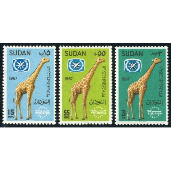 FAU1 Sudán Nº 195/97 1967 MNH FAU1 Sudán Nº 195/97 1967 MNH