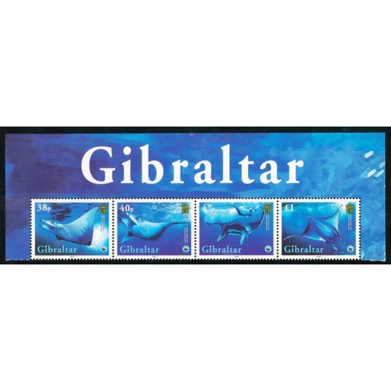 FAU1 Gibraltar Nº 1152/55 2006 Serie Rayas MNH FAU1 Gibraltar Nº 1152/55 2006 Serie Rayas MNH