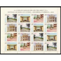 Guinea Ecuatorial 374/77 2006 Minihojita Desarrollo Turístico 2006 MNH