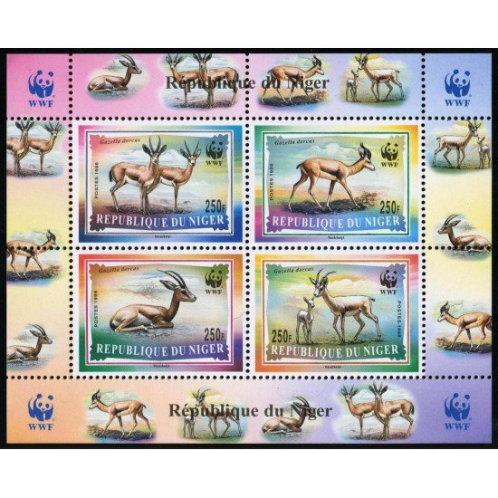FAU1 Níger 1166/69 1998 MNH FAU1 Níger 1166/69 1998 MNH