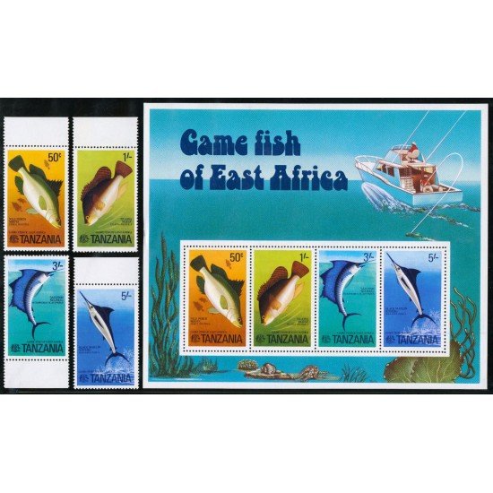 FAU1 Tanzania 64/67 + HB 3 MNH