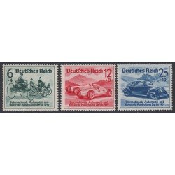Alemania Imperio Germany Empire Nº 627/29 B141-B143 1939 Salón Automovil MNH Alemania Imperio Germany Empire Nº 627/29 B141-B143 1939 Salón Automovil MNH