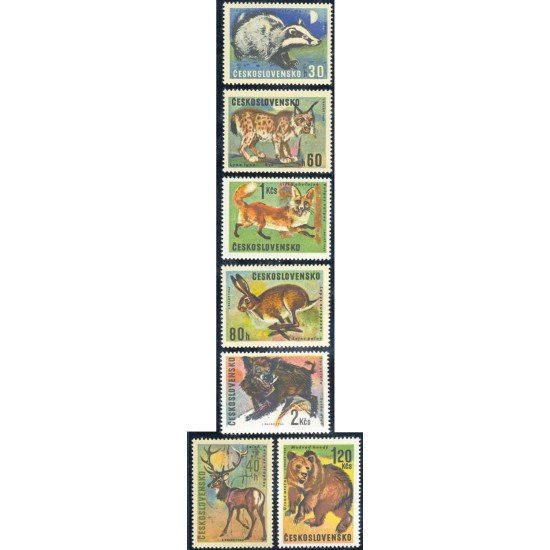FAU1 Checoslovaquía Czechoslovakia 1966 Nº 1523/29 MNH FAU1 Checoslovaquía Czechoslovakia 1966 Nº 1523/29 MNH
