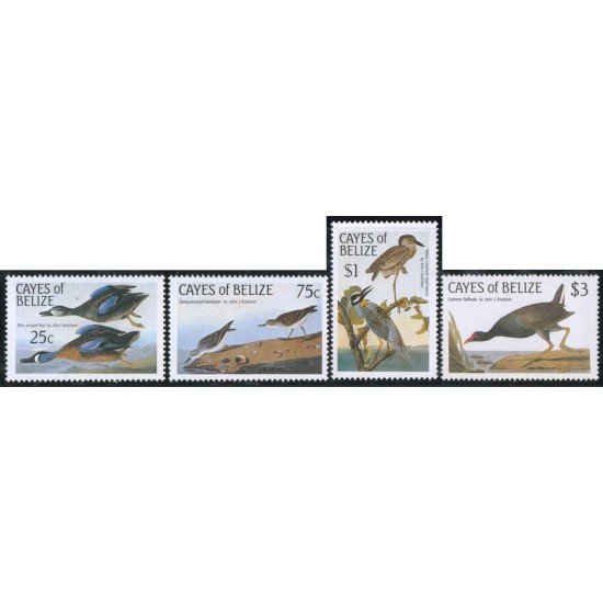 FAU1  Belize 22/25 fauna   MNH