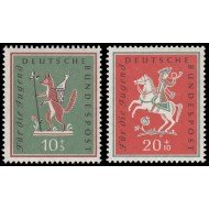 FAU1 Alemania Federal  Germany  Nº 157/58  MNH