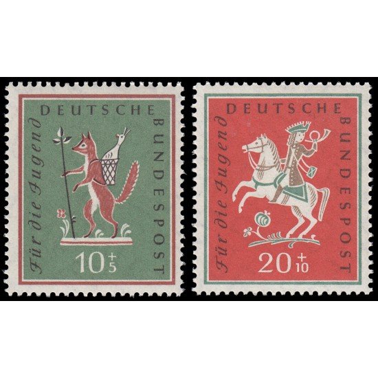 FAU1 Alemania Federal  Germany  Nº 157/58  MNH