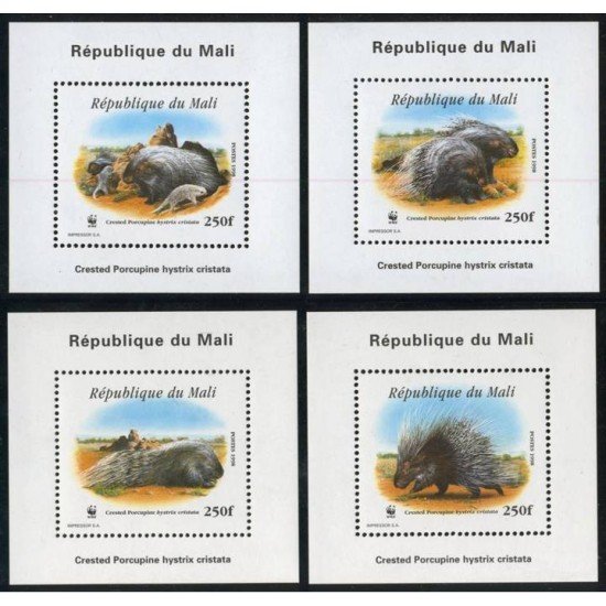 FAU1 Mali 1223/26 Bl.4 HB 1998 MNH
