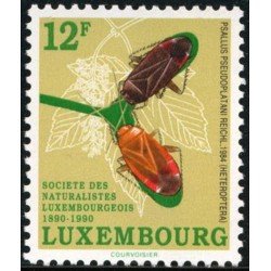 FAU2 Luxemburgo Luxembourg 1197 1990 Centenario de la sociedad de naturalistas MNH