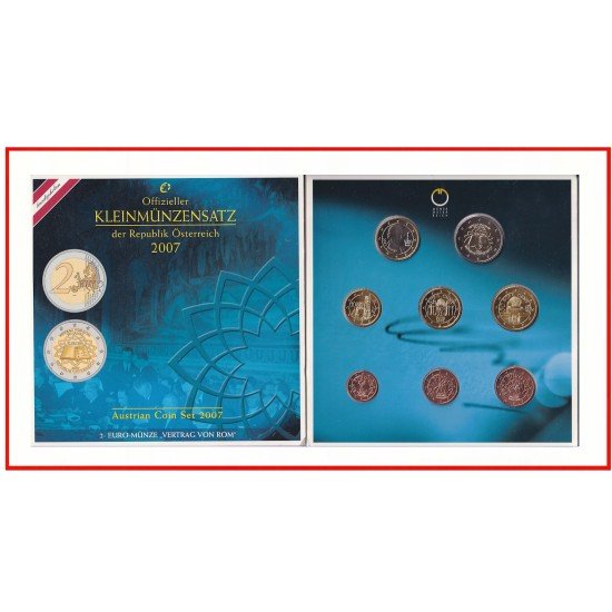 Austria 2007 Cartera Oficial Monedas € euros