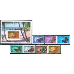 FAU2  Dominica Nº 420/26 + HB 31   MNH