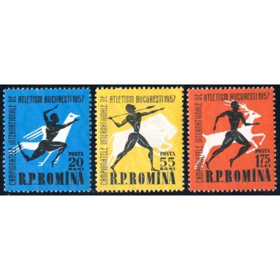 FAU3 Rumanía  Romania 1536/38  1957  MNH