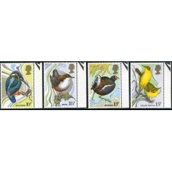 FAU3  Gran Bretaña 922/25 1979 Aves del Reino Unido MNH