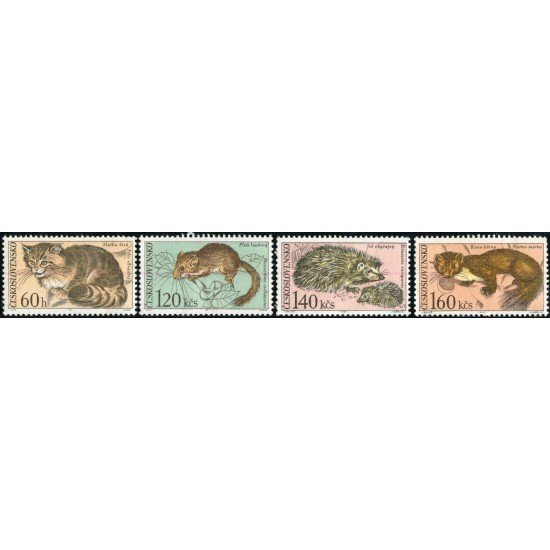 FAU3 Checoslovaquía Czechoslovakia Nº 1592, 1594/96 MNH FAU3 Checoslovaquía Czechoslovakia Nº 1592, 1594/96 MNH