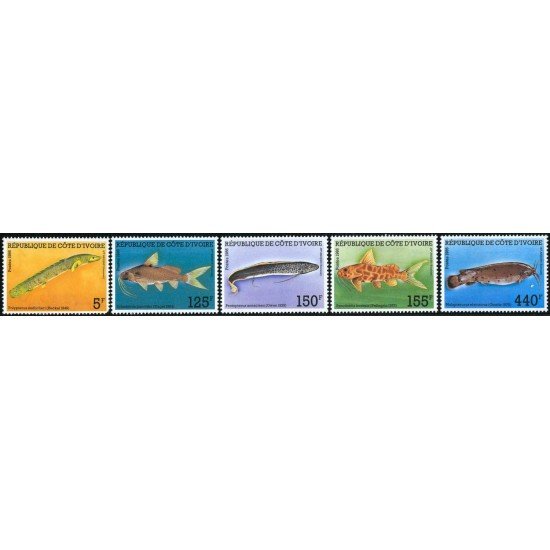 FAU3 Costa de Marfil Ivory Coast Nº 763/67 1986 MNH FAU3 Costa de Marfil Ivory Coast Nº 763/67 1986 MNH
