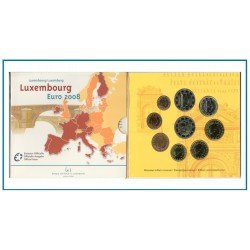 Luxemburgo 2008 Cartera Oficial Monedas € euro Set Arquitectura Renacimiento 