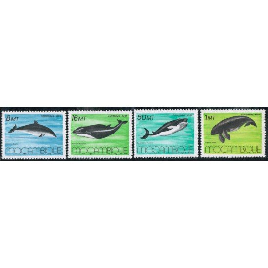 FAU3 Mozambique Nº 1037/40 1986 MNH FAU3 Mozambique Nº 1037/40 1986 MNH