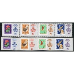 FAU3 Hungría Hungary Nº 1776/79 Dentada y sin dentar 1965 MNH FAU3 Hungría Hungary Nº 1776/79 Dentada y sin dentar 1965 MNH
