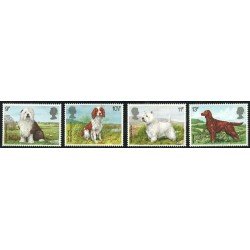 FAU4  Gran Bretaña 880/83 1979 Exposición canina MNH
