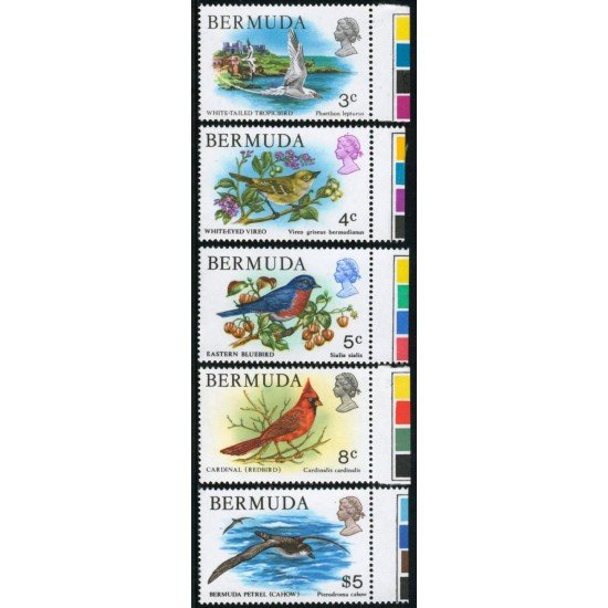 FAU4 Bermuda Nº 353/55 + 367 + 369 fauna pájaros MNH FAU4 Bermuda Nº 353/55 + 367 + 369 fauna pájaros MNH