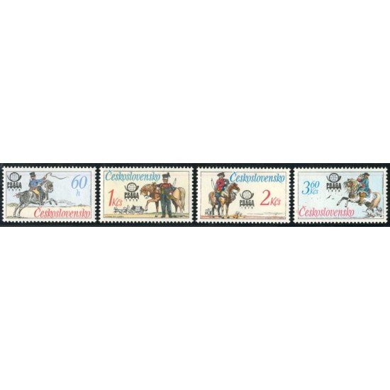 FAU4 Checoslovaquía Czechoslovakia Nº 2213/16 1977 MNH FAU4 Checoslovaquía Czechoslovakia Nº 2213/16 1977 MNH
