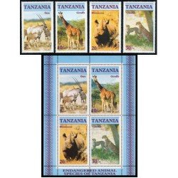 FAU5  Tanzania 285/88 + HB 47 MNH