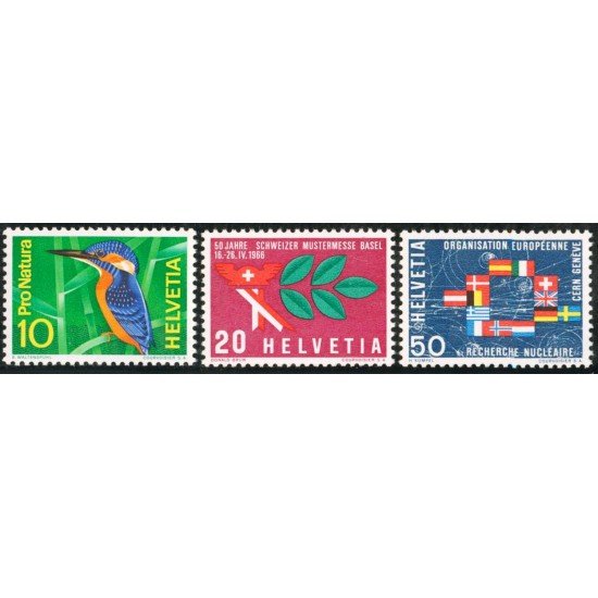 FAU5 Suiza Switzerland Nº 766/68 1966 MNH FAU5 Suiza Switzerland Nº 766/68 1966 MNH