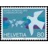 FAU5  Suiza Switzerland 1188 1983 Mapa del mundo, flechas y paloma de la paz  MNH