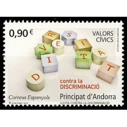 Andorra Española 409  2013 Valores cívicos MNH 