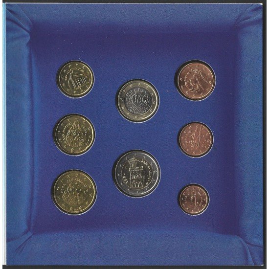 Monedas Euros San Marino Cartera 2002 Monedas Euros San Marino Cartera 2002