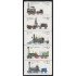 Estados Unidos USA 1788/92 1987 Locomotoras a vapor MNH