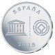 España Spain 2015 5 Euros 5€ II Serie Ciudades Patr. de la Humanidad  S.Cristobal de la Laguna