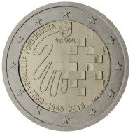 Portugal 2015 2 € euros conmemorativos 150º Av Cruz Roja portuguesa Portugal 2015 2 € euros conmemorativos 150º Av Cruz Roja portuguesa
