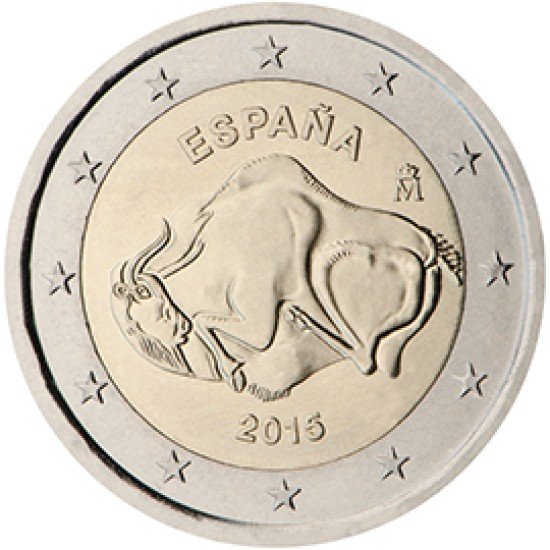 España 2015 2 € euros conmemorativos UNESCO Cueva de Altamira España 2015 2 € euros conmemorativos UNESCO Cueva de Altamira