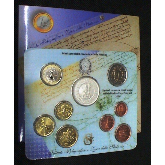 Monedas Euros San Marino Cartera 2006 + 5€ (plata) Monedas Euros San Marino Cartera 2006 + 5€ (plata)